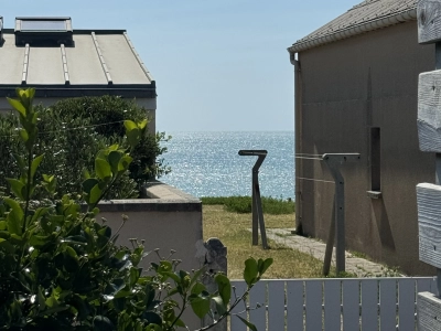 Vue sur la mer depuis le gîte